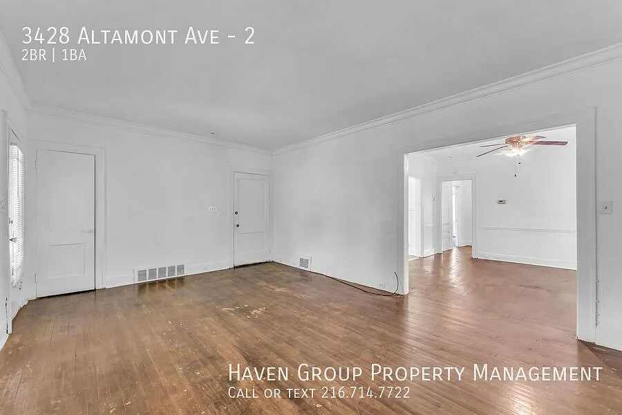 3428 Altamont Ave | Unit 2, Cleveland Heights, OH 44118 - Spacious 2-bed 1-bath multi-family home! — Photo 3