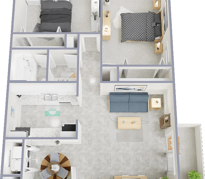 The 900 Floorplan Diagram