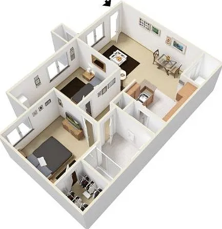2 Bed, 1 Bath-Renovated 2 Bed, 1 Bath-Renovated