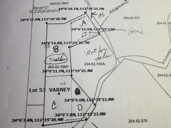 37750 S COW CREEK Road #Parcel A C D, Morristown, AZ 85342