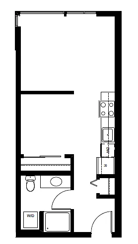 Floor plan Eastlake Studio C
