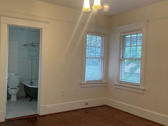 Bedroom with bathroom.