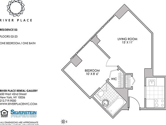2nd image of 1 River Pl APT 1403