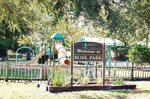 Community dog park, playground and soccer field