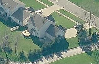 Aerial view from East