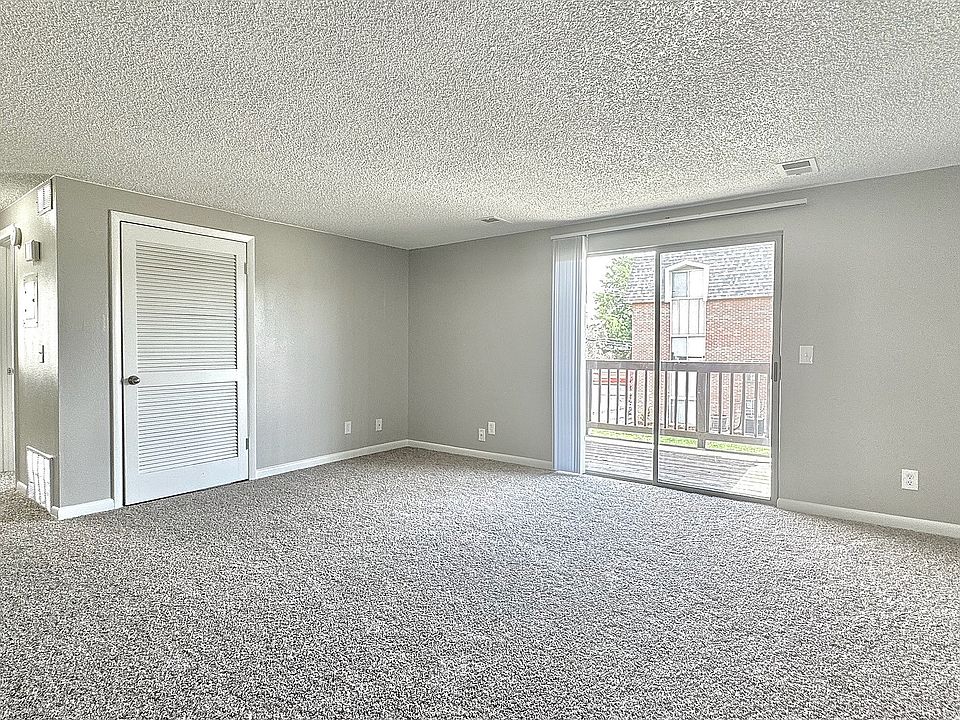 Another take on the living room with large sliding doors.