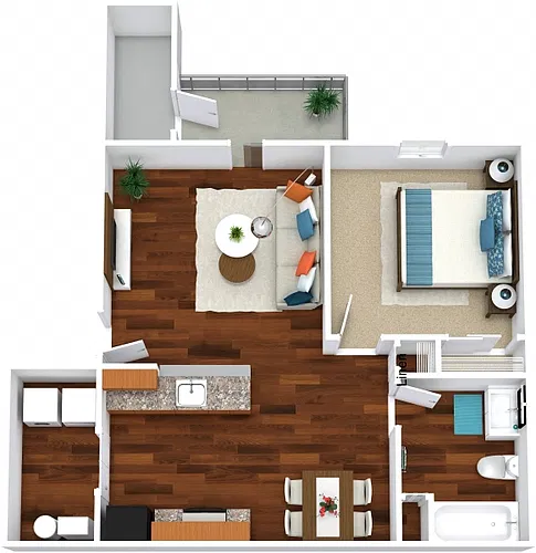 Floor plan 1-Garden