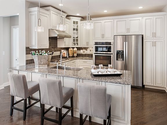 Gourmet kitchen with stainless steel appliances