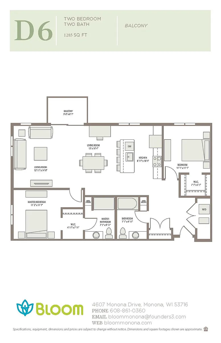 Floor plan D6