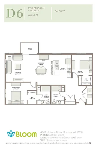 Floor plan D6