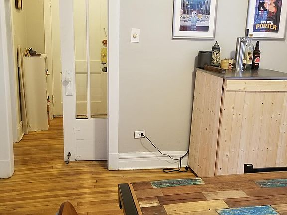 Dining room, looking into entryway