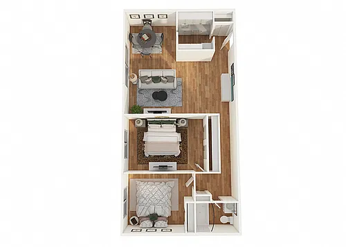 Floor plan Two Bedroom