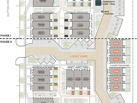 Site Plan - The Clever Townhome