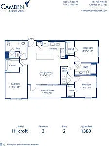 Floor plan Hillcroft