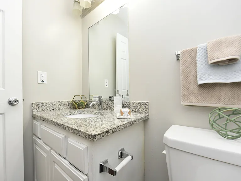 Bathroom + Granite Counters