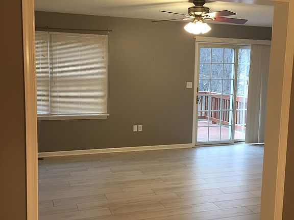 Living room, sliding doors to deck