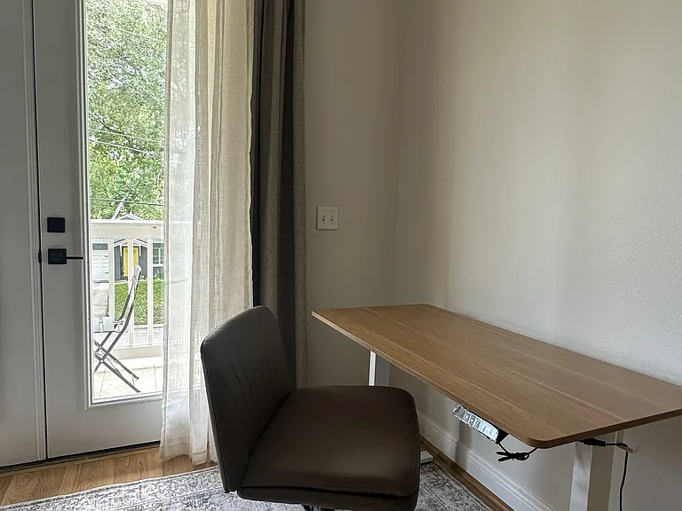 Primary bedroom/Workspace