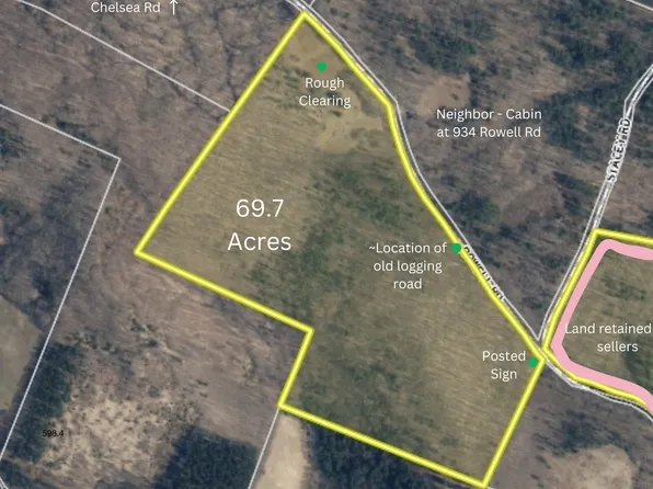 0 Rowell Road, Vershire, VT 05079