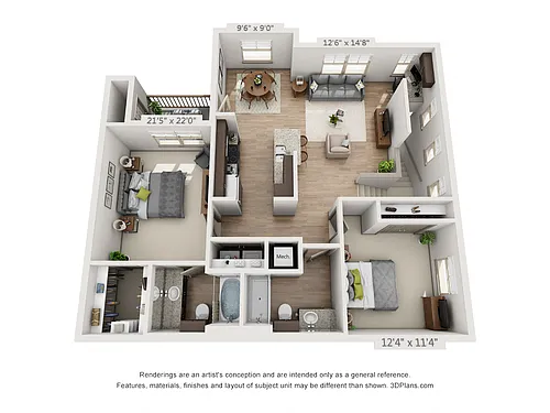 Floor plan Orleans with Single Car Garage