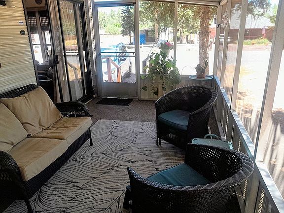 Welcoming screen porch.