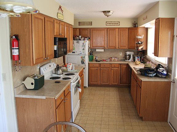 lots of cabinets and counter