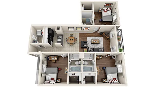 Floor plan 3X3