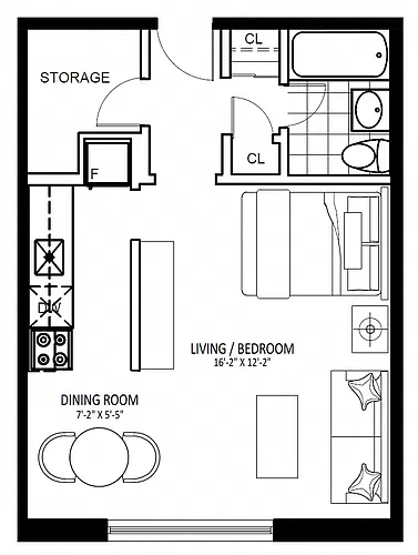 Floor plan Katherine Anne - Plan A