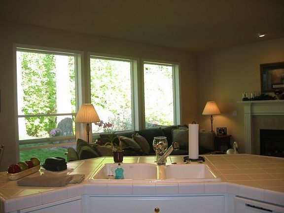 Kitchen view to outside