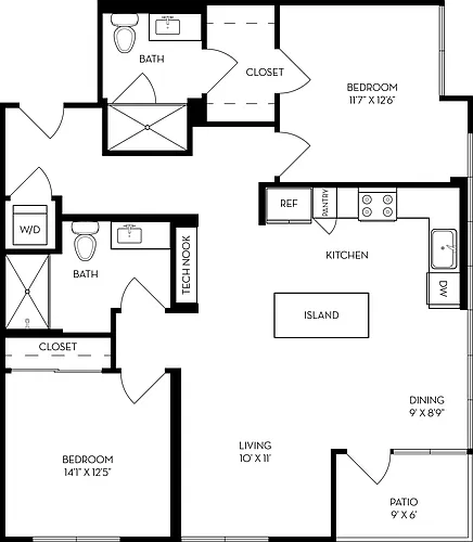 Floor plan 2E