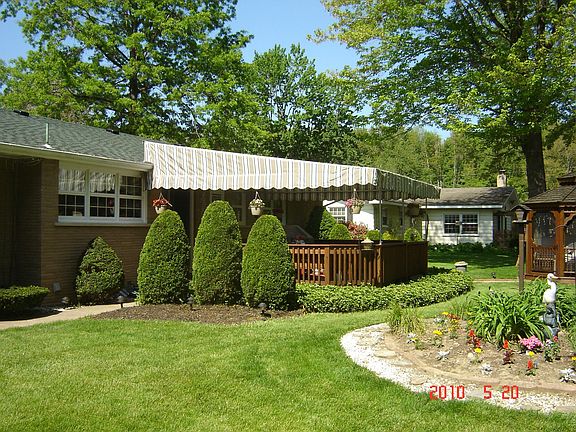 Deck & awning back yard