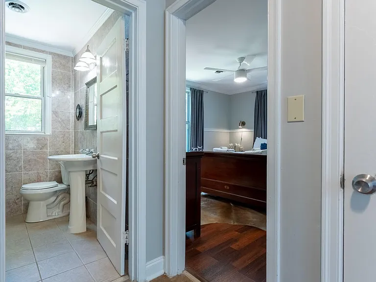 Hallway also has two extra closets for additional storage.