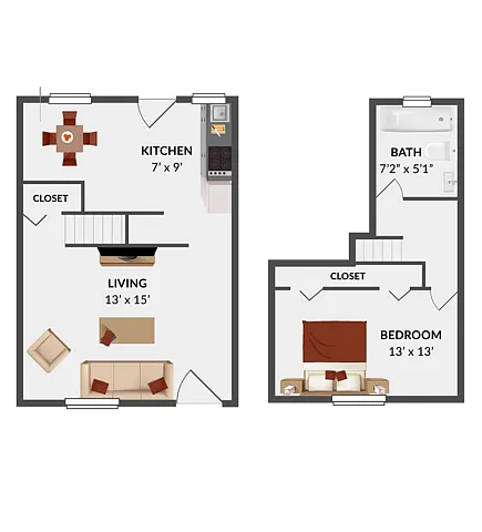 Floor plan Bethlehem Townhome