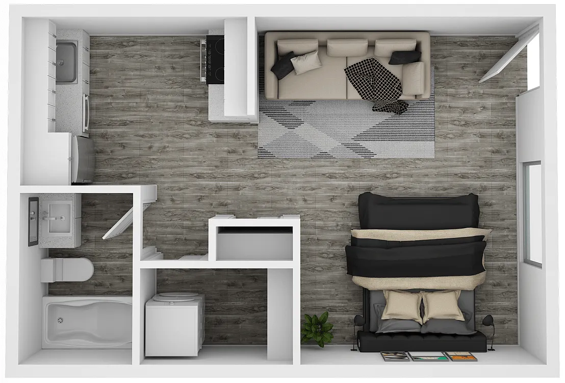 Floor plan Studio