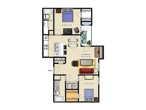 Floor plan B2