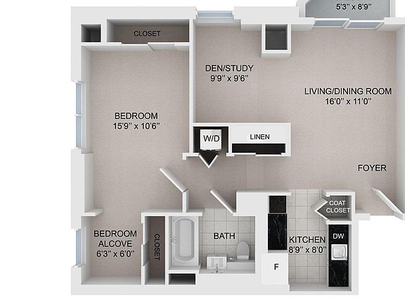 2nd image of 900 N Taylor St APT 2105