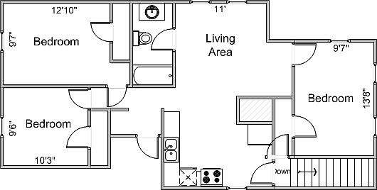 2nd image of 411 W Doty St APT 1