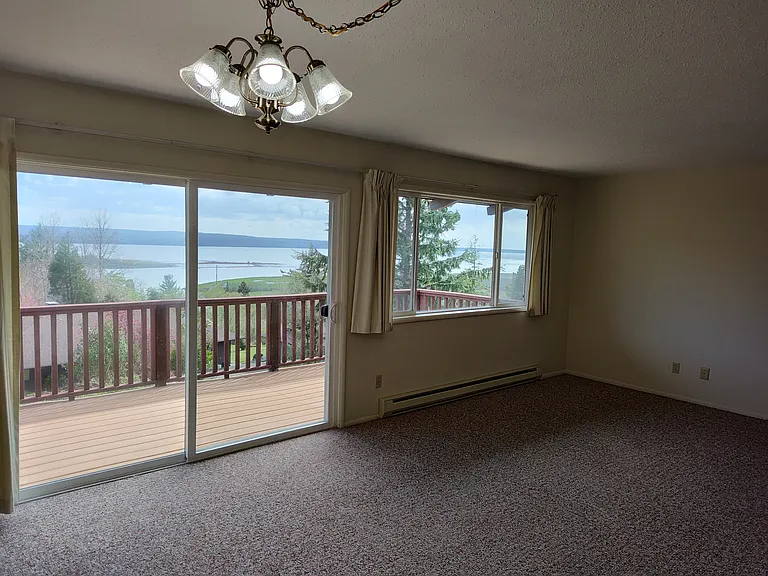 View from dining and living area