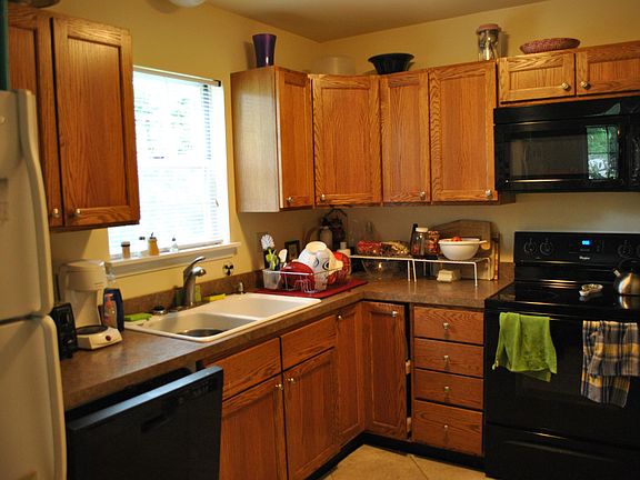 Kitchen with tile floor