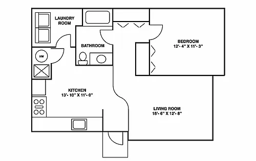 Floor plan Cypress 1st Floor