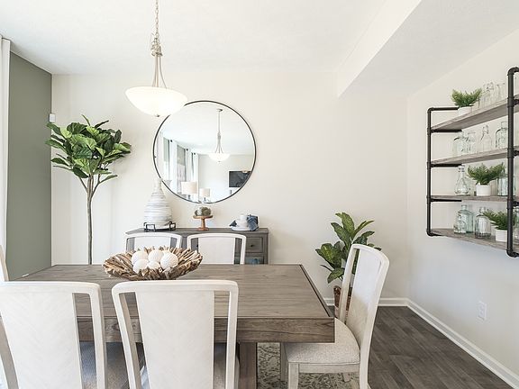 Intimate dining area