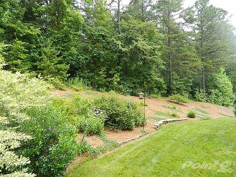 View of Landscaping in Backyard
