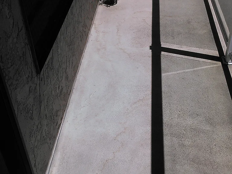 Outdoor south facing deck
