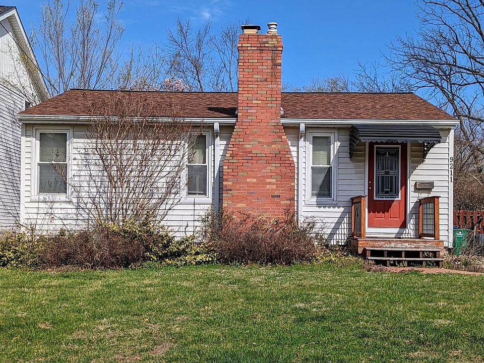 Front yard with beautiful landscaping