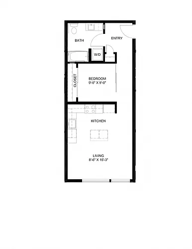 Floor plan Open One A3
