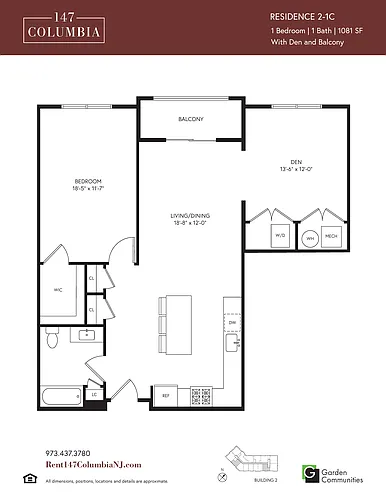 Floor plan 2-1C