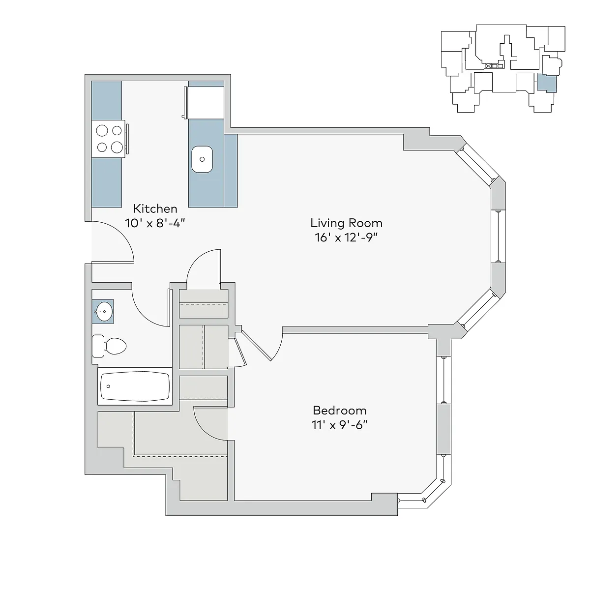 Floor plan mon-1bf1