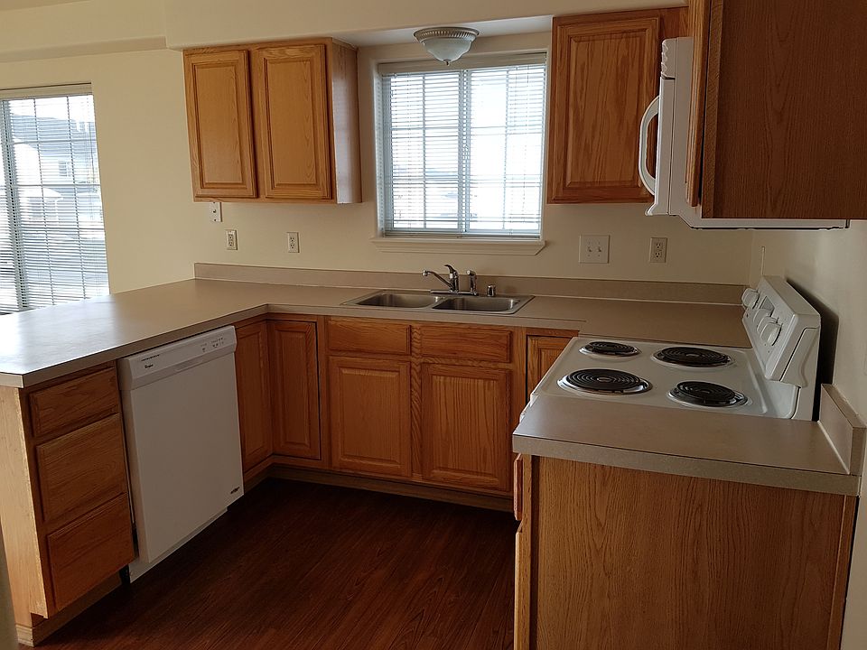 Spacious kitchen with ample counter space