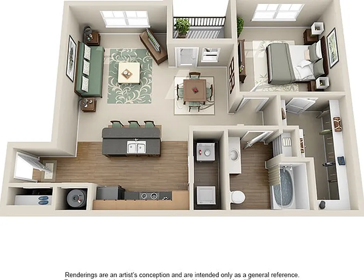 1 Bedroom | 1 Bath | 824 SF 1 Bedroom | 1 Bath | 824 SF