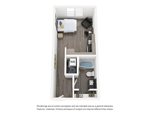Floor plan Studio - S1