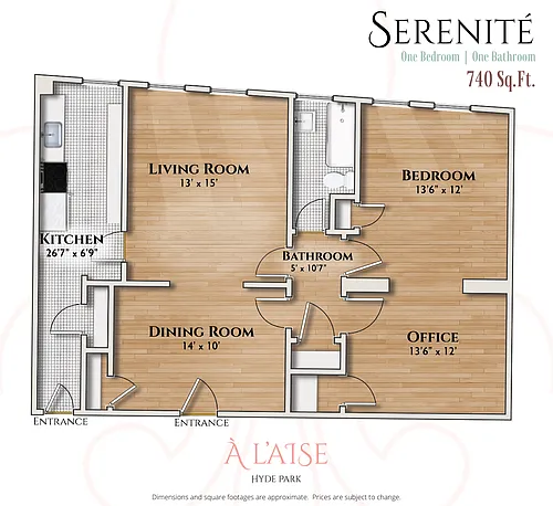 Floor plan Serenite